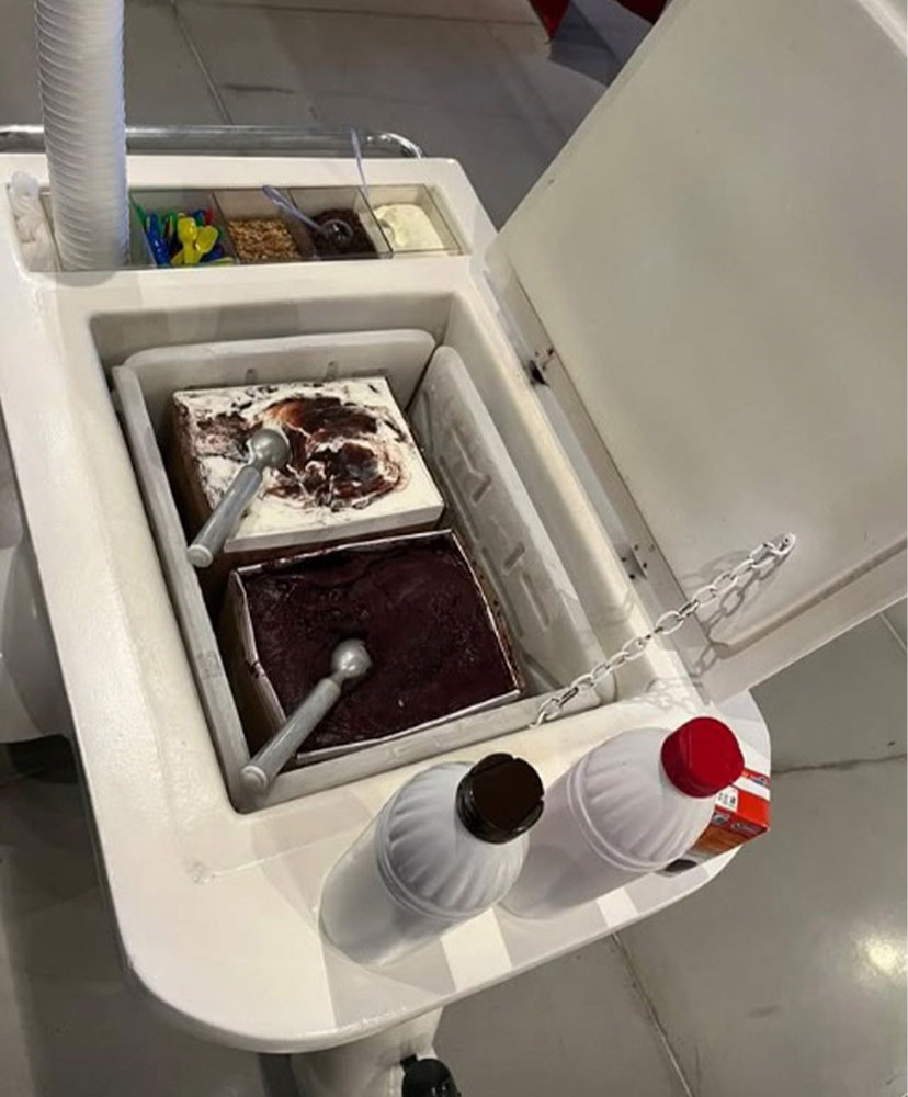 carrinho de gelatto gourmet para festas em bh